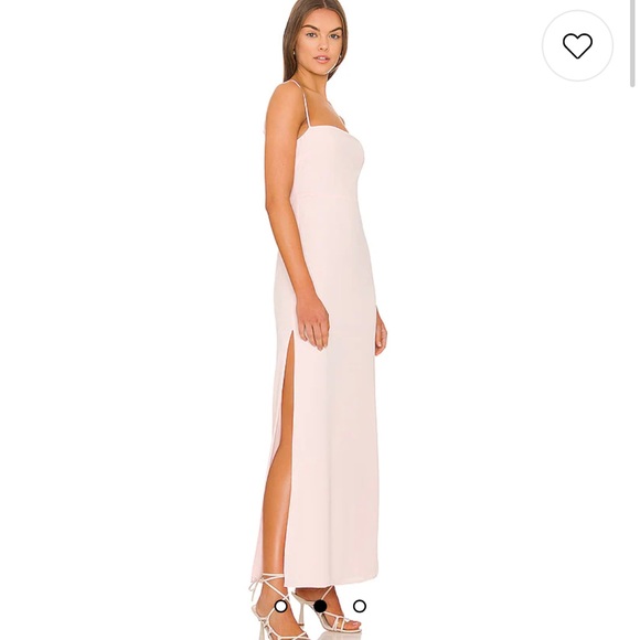 Revolve Superdown Addison maxi dress in blush - Picture 2 of 5
